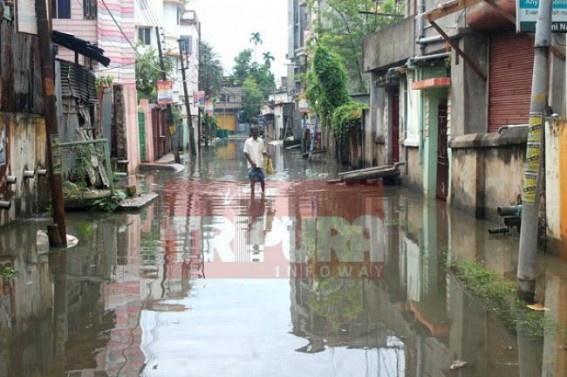 Rain hits Tripuraâ€™s SMART City vision, normal lives disrupted : Agartala City floods with sewage water, no steps yet taken to control water-log problem